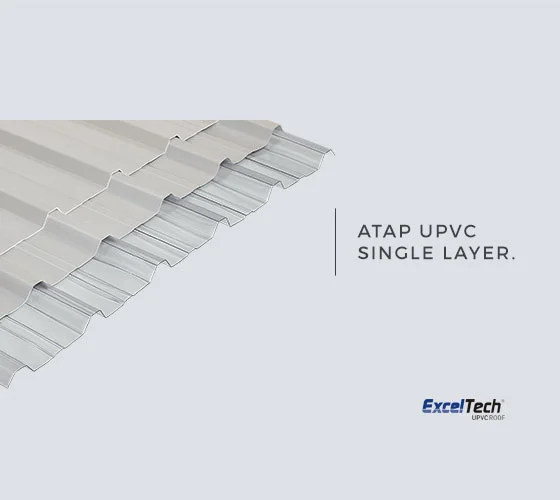 atap upvc single layer exceltech